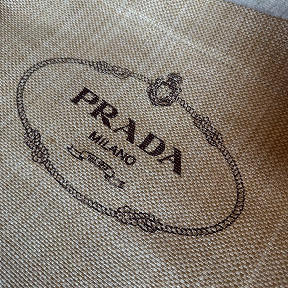 New! Prada Raffia Beach Tote - St. Barths exclusive. Never used! - Picture 7 of 13